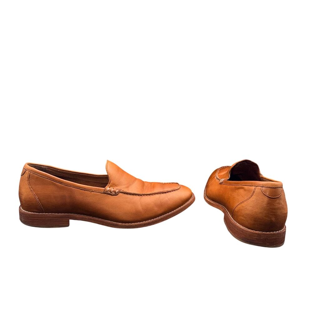 Cole Haan Men’s Loafers Size 11M Tan Cognac Leather Slip On Shoes